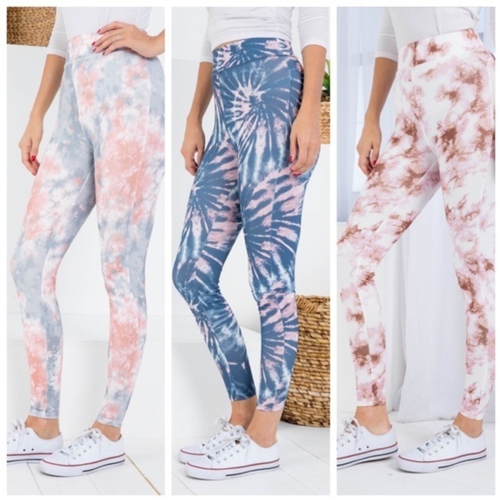 🆕JUST IN-Tie dye leggings pick your color style
